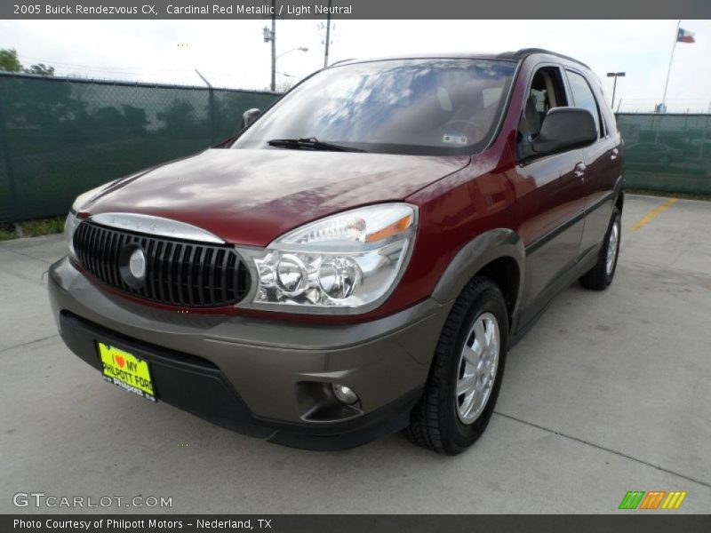 Cardinal Red Metallic / Light Neutral 2005 Buick Rendezvous CX