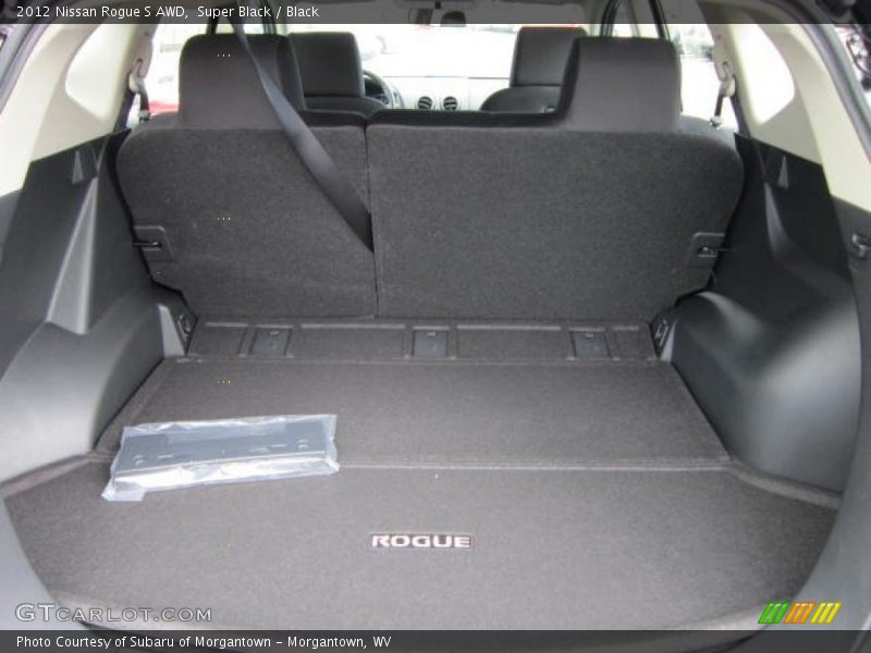 Super Black / Black 2012 Nissan Rogue S AWD