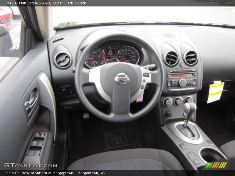 Super Black / Black 2012 Nissan Rogue S AWD