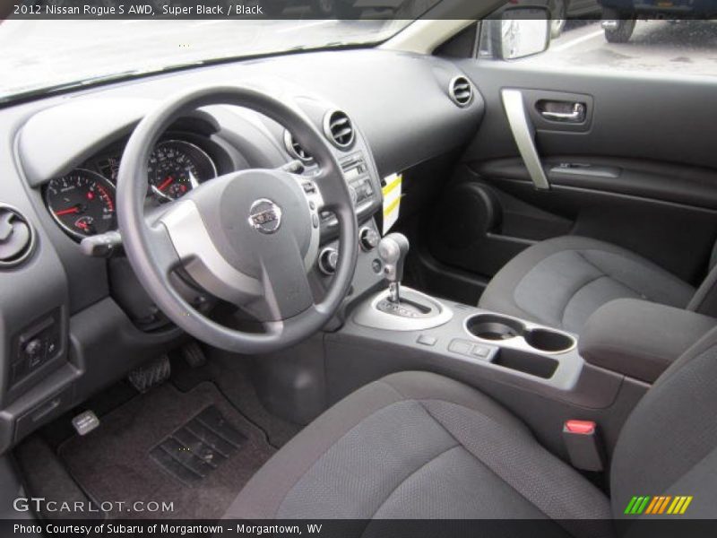 Super Black / Black 2012 Nissan Rogue S AWD