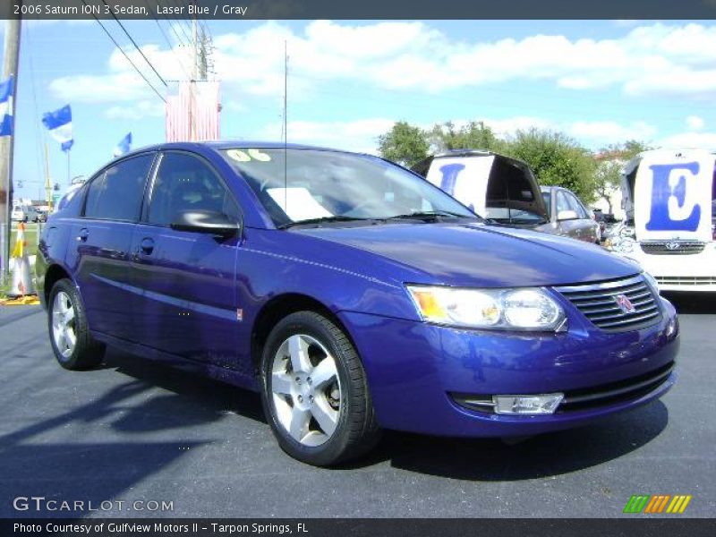 Laser Blue / Gray 2006 Saturn ION 3 Sedan
