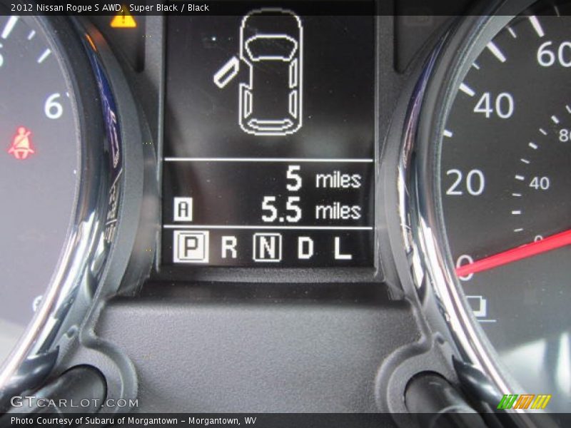 Super Black / Black 2012 Nissan Rogue S AWD