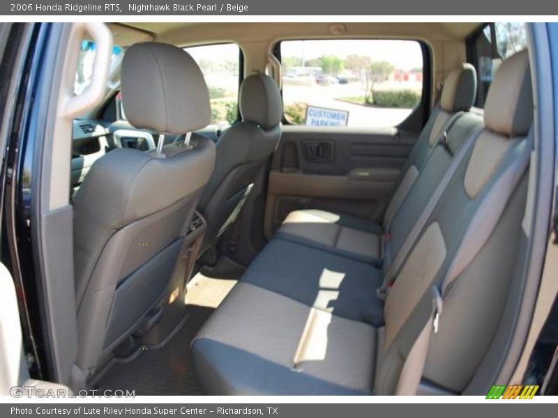 Nighthawk Black Pearl / Beige 2006 Honda Ridgeline RTS