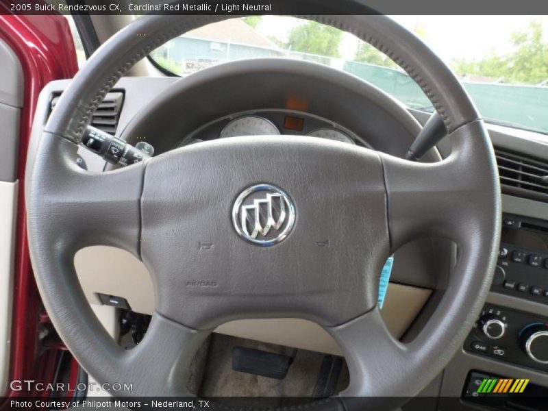 Cardinal Red Metallic / Light Neutral 2005 Buick Rendezvous CX