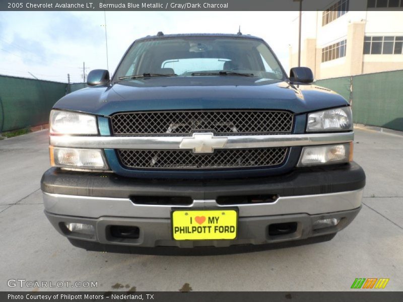 Bermuda Blue Metallic / Gray/Dark Charcoal 2005 Chevrolet Avalanche LT