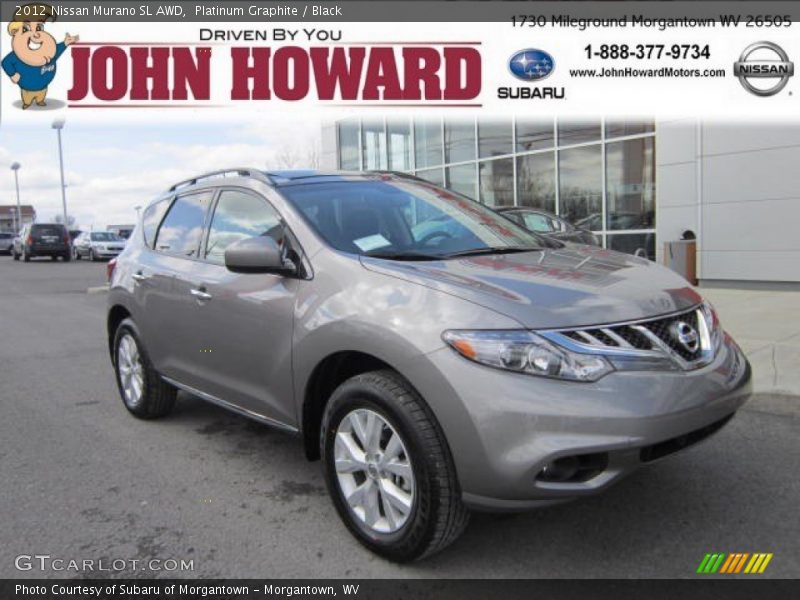 Platinum Graphite / Black 2012 Nissan Murano SL AWD