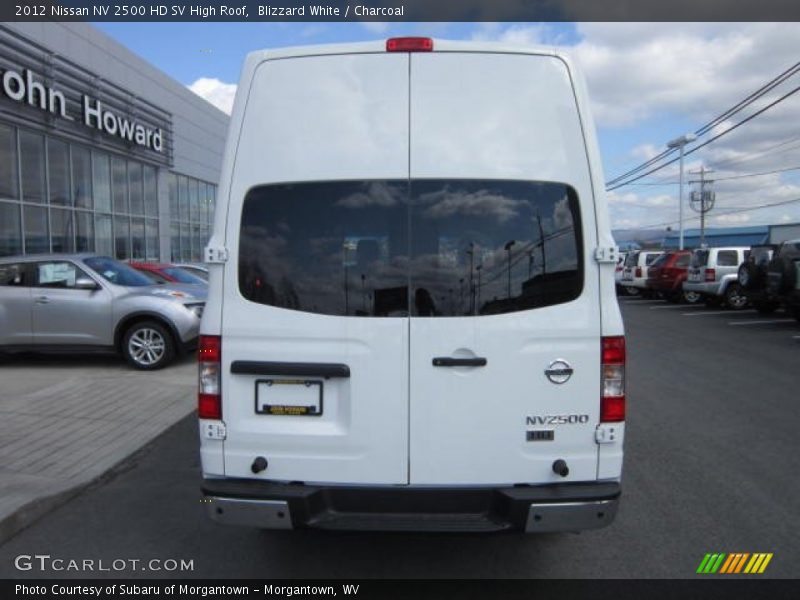 Blizzard White / Charcoal 2012 Nissan NV 2500 HD SV High Roof