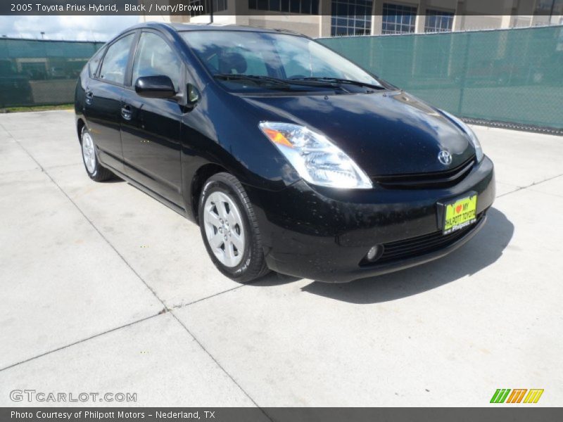 Black / Ivory/Brown 2005 Toyota Prius Hybrid