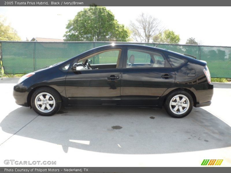 Black / Ivory/Brown 2005 Toyota Prius Hybrid