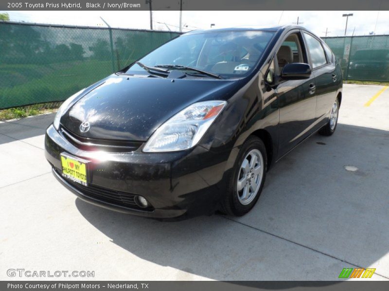 Black / Ivory/Brown 2005 Toyota Prius Hybrid