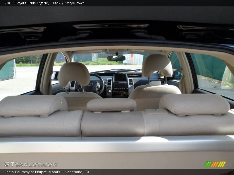 Black / Ivory/Brown 2005 Toyota Prius Hybrid