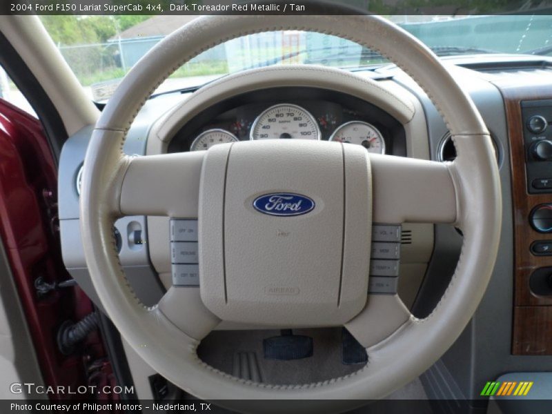  2004 F150 Lariat SuperCab 4x4 Steering Wheel