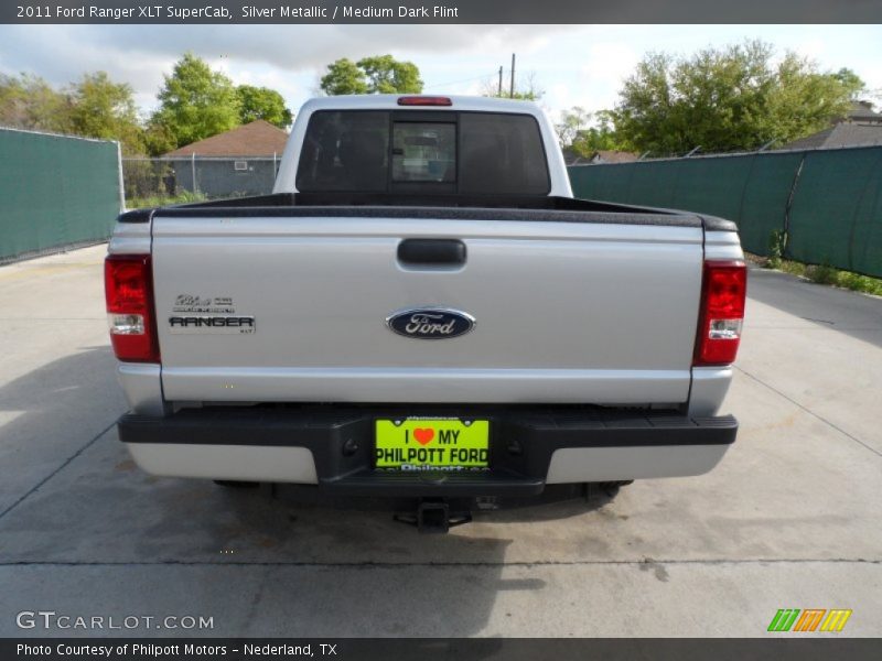 Silver Metallic / Medium Dark Flint 2011 Ford Ranger XLT SuperCab