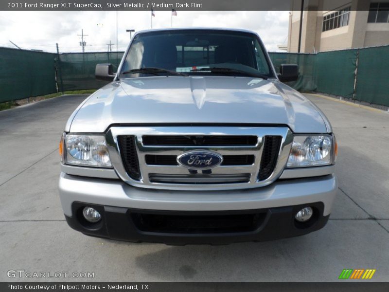Silver Metallic / Medium Dark Flint 2011 Ford Ranger XLT SuperCab