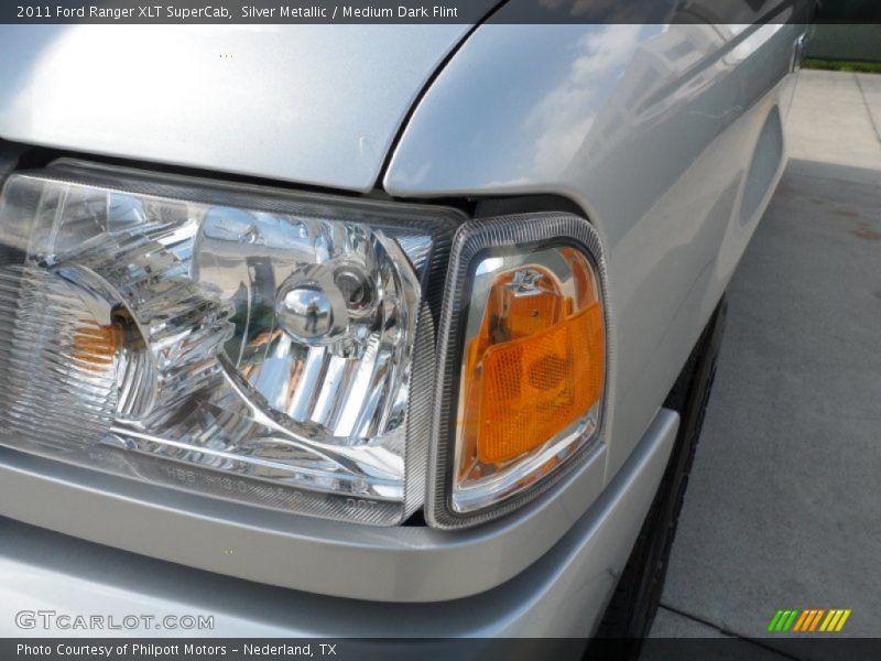 Silver Metallic / Medium Dark Flint 2011 Ford Ranger XLT SuperCab