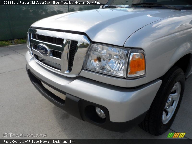 Silver Metallic / Medium Dark Flint 2011 Ford Ranger XLT SuperCab