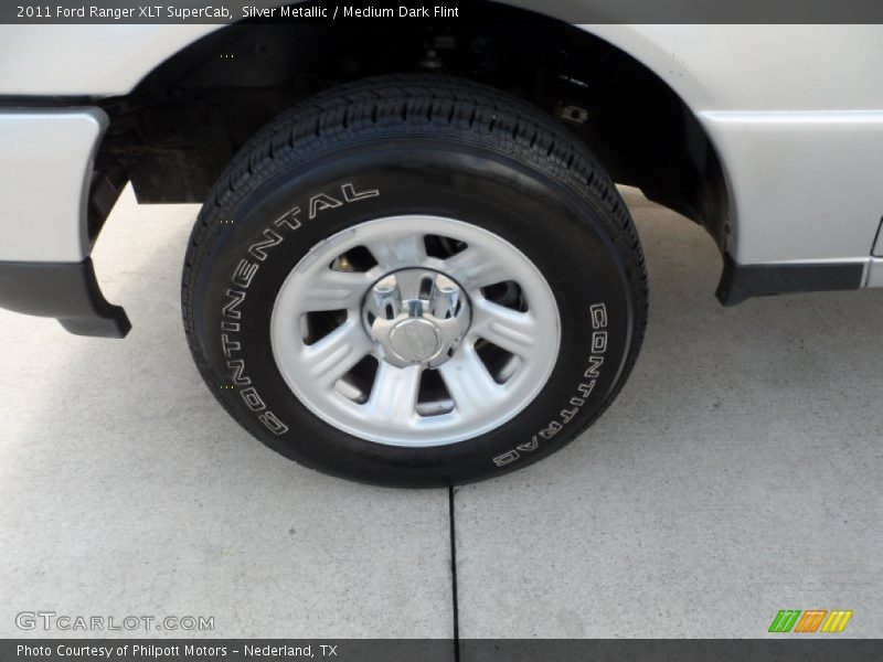 Silver Metallic / Medium Dark Flint 2011 Ford Ranger XLT SuperCab
