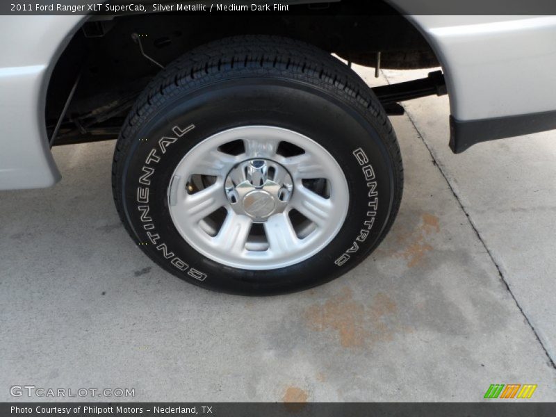 Silver Metallic / Medium Dark Flint 2011 Ford Ranger XLT SuperCab