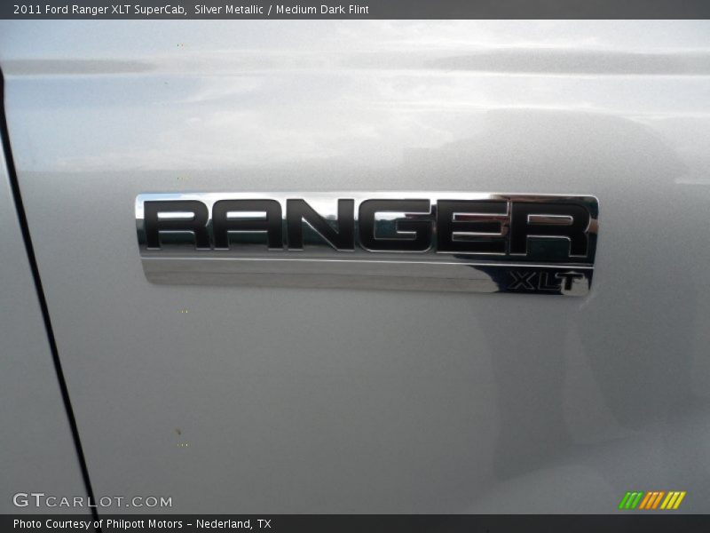 Silver Metallic / Medium Dark Flint 2011 Ford Ranger XLT SuperCab