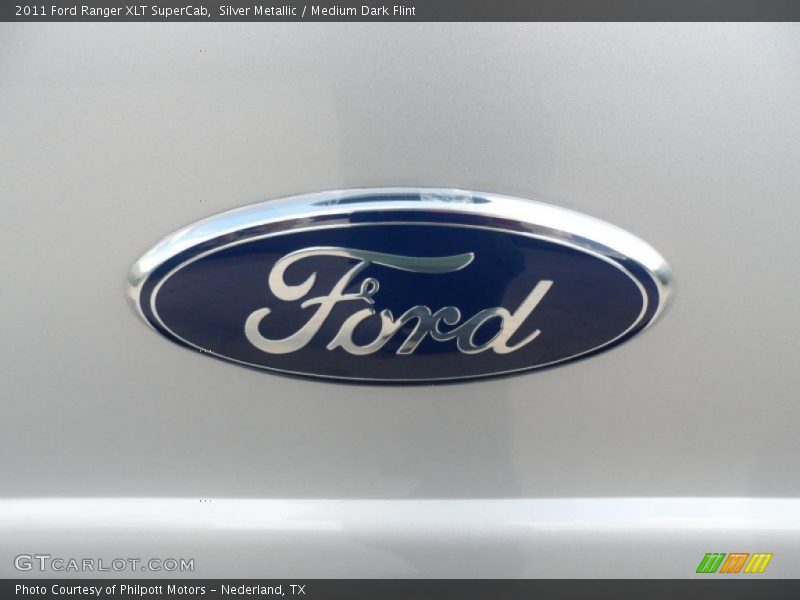 Silver Metallic / Medium Dark Flint 2011 Ford Ranger XLT SuperCab