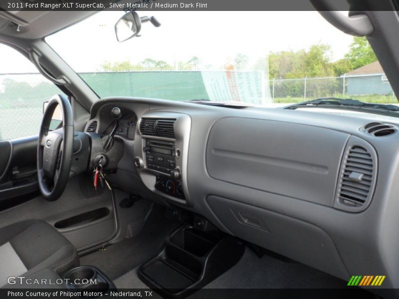 Silver Metallic / Medium Dark Flint 2011 Ford Ranger XLT SuperCab