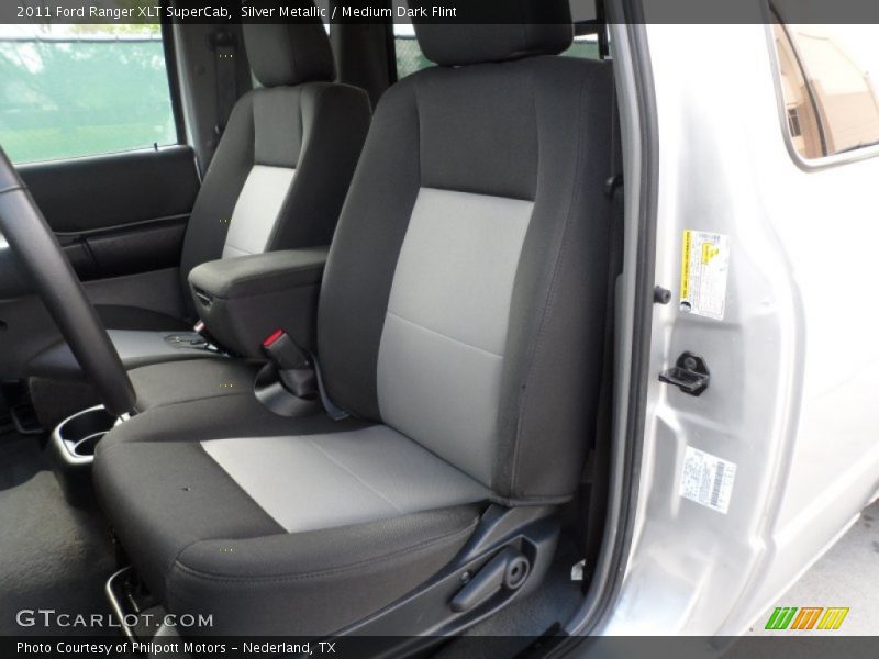 Silver Metallic / Medium Dark Flint 2011 Ford Ranger XLT SuperCab