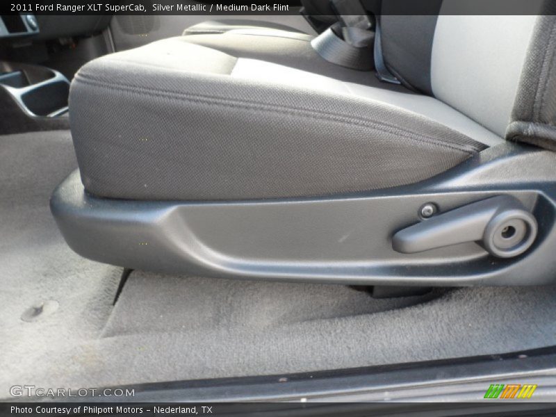 Silver Metallic / Medium Dark Flint 2011 Ford Ranger XLT SuperCab
