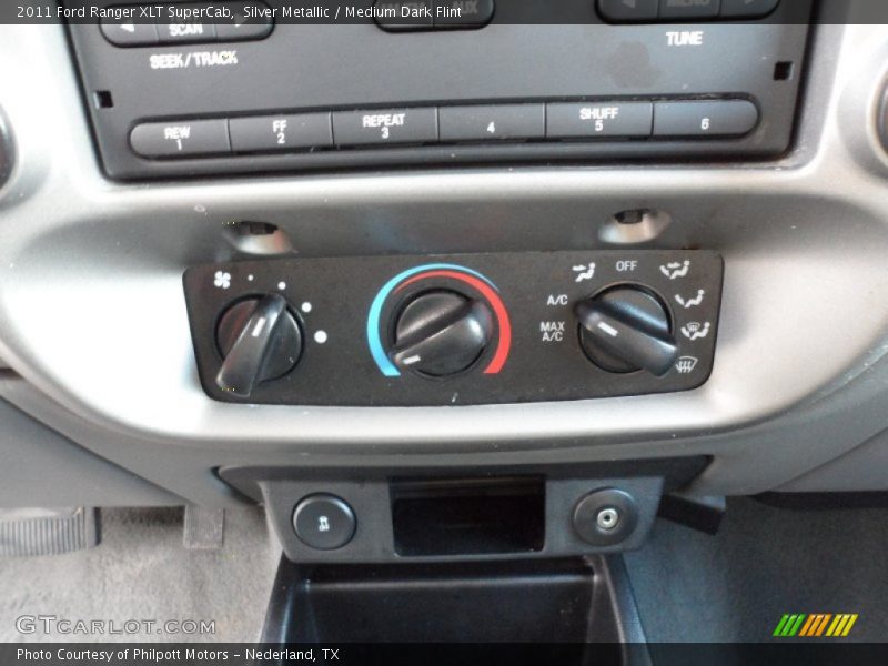 Silver Metallic / Medium Dark Flint 2011 Ford Ranger XLT SuperCab