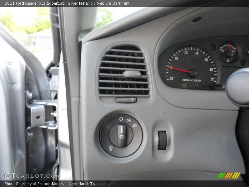 Silver Metallic / Medium Dark Flint 2011 Ford Ranger XLT SuperCab