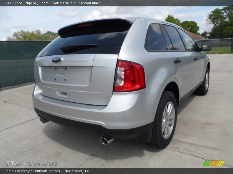 Ingot Silver Metallic / Charcoal Black 2013 Ford Edge SE