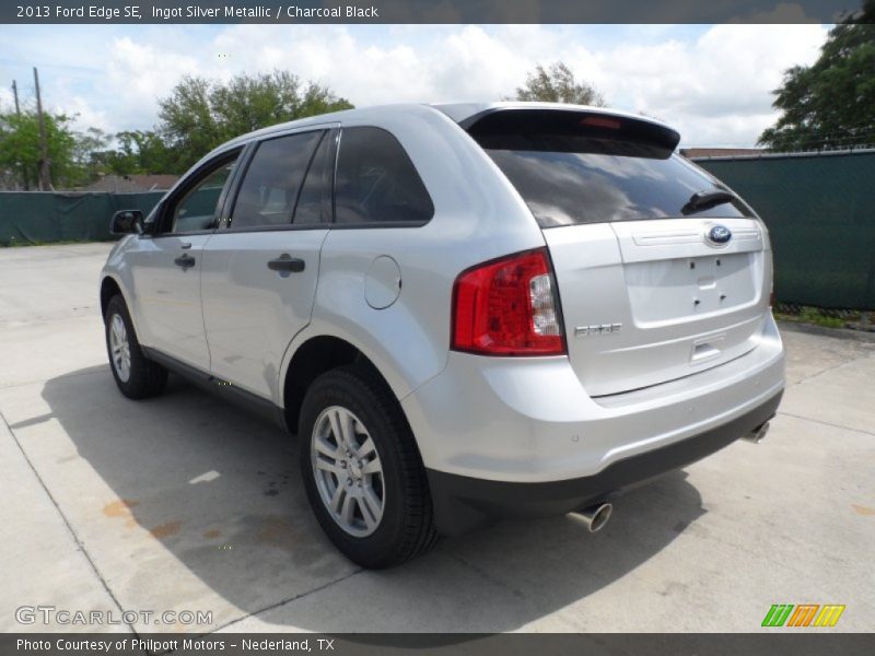 Ingot Silver Metallic / Charcoal Black 2013 Ford Edge SE