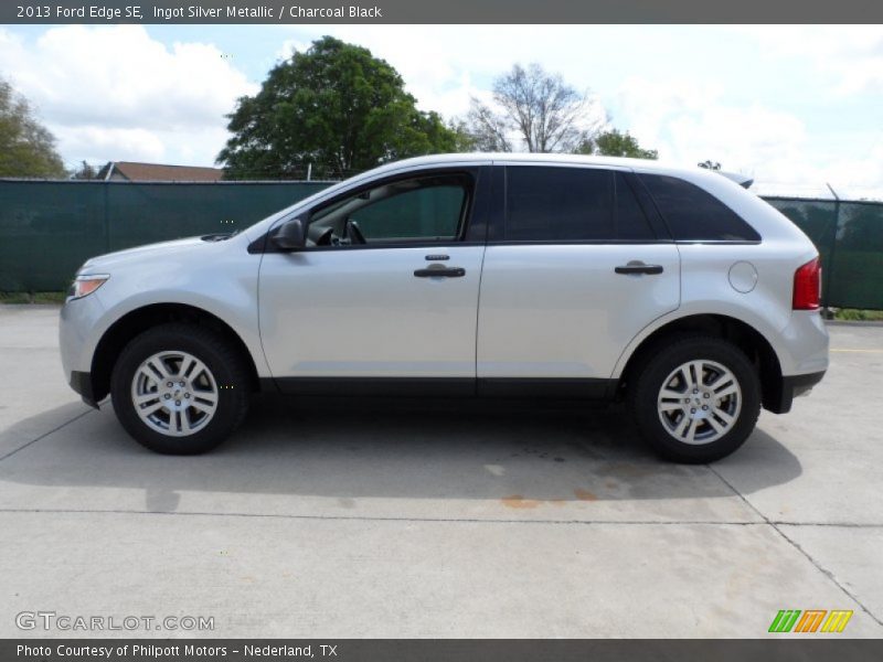 Ingot Silver Metallic / Charcoal Black 2013 Ford Edge SE