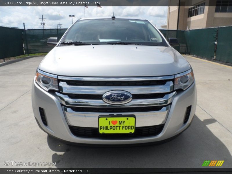 Ingot Silver Metallic / Charcoal Black 2013 Ford Edge SE