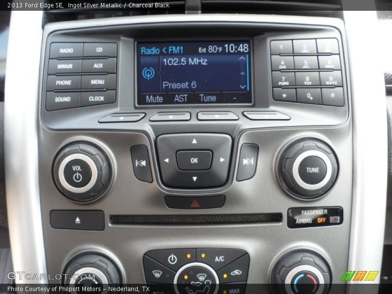 Controls of 2013 Edge SE