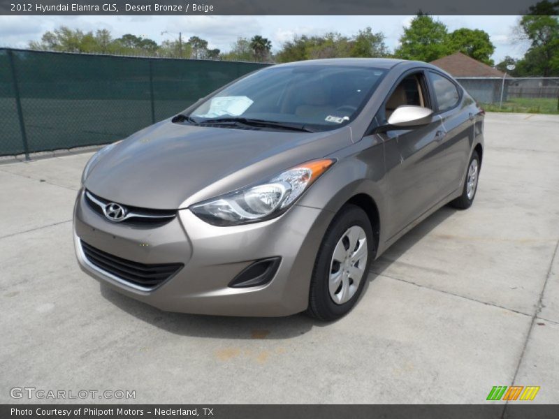 Desert Bronze / Beige 2012 Hyundai Elantra GLS