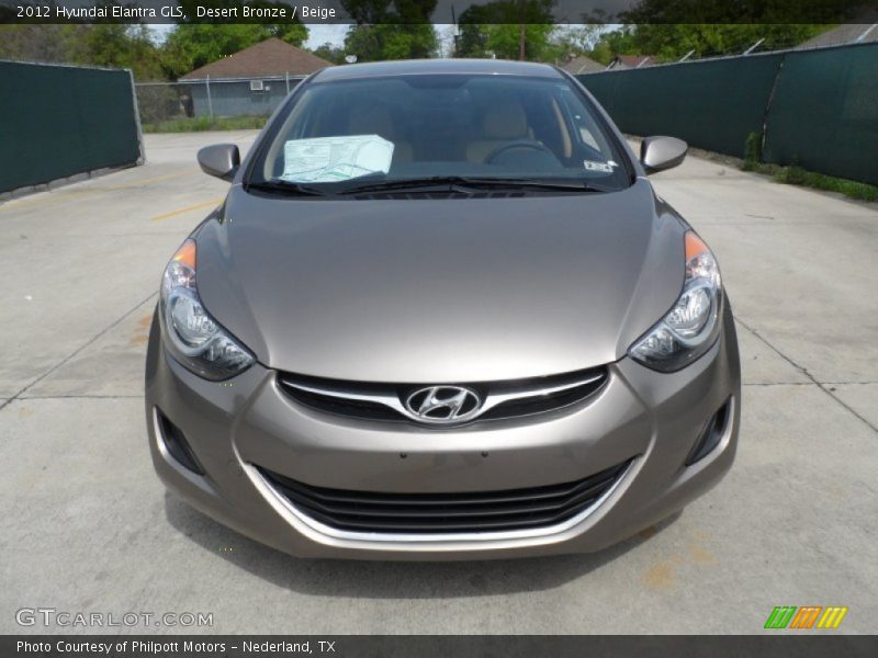 Desert Bronze / Beige 2012 Hyundai Elantra GLS