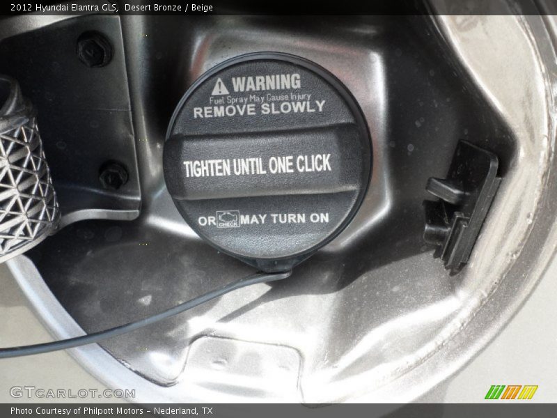 Desert Bronze / Beige 2012 Hyundai Elantra GLS