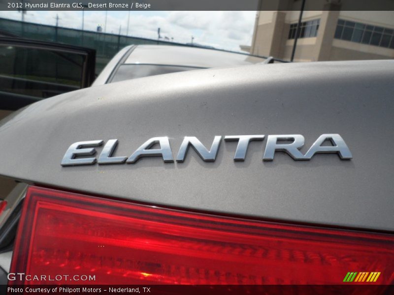 Desert Bronze / Beige 2012 Hyundai Elantra GLS