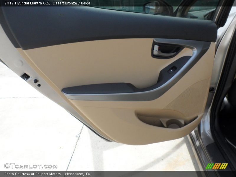 Desert Bronze / Beige 2012 Hyundai Elantra GLS