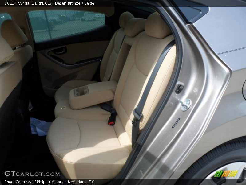 Desert Bronze / Beige 2012 Hyundai Elantra GLS