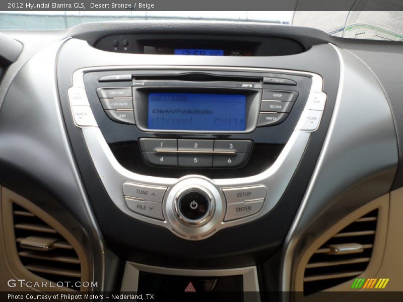 Desert Bronze / Beige 2012 Hyundai Elantra GLS