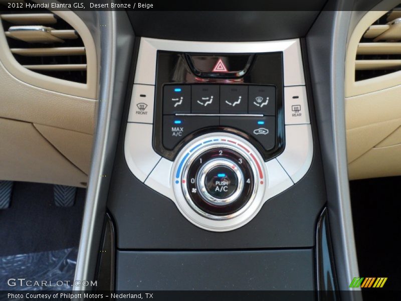 Desert Bronze / Beige 2012 Hyundai Elantra GLS