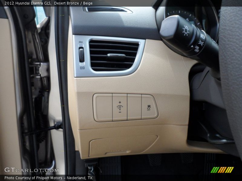 Desert Bronze / Beige 2012 Hyundai Elantra GLS