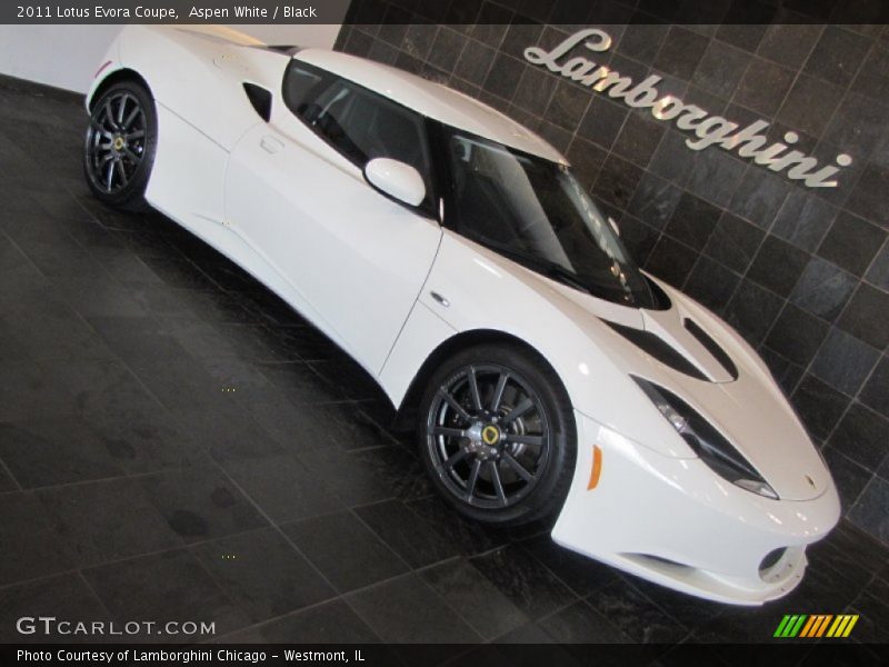 Aspen White / Black 2011 Lotus Evora Coupe