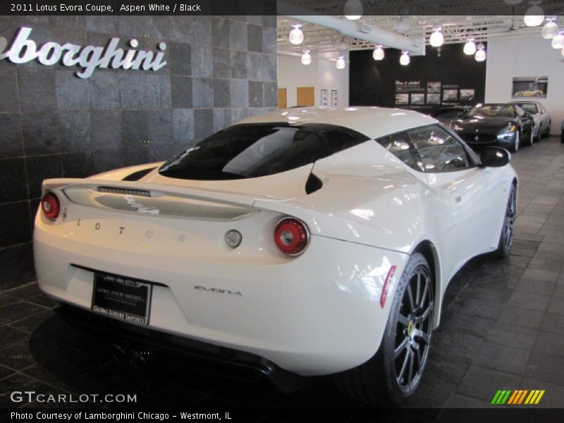 Aspen White / Black 2011 Lotus Evora Coupe