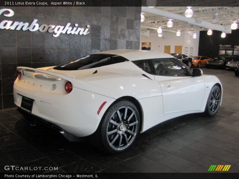 Aspen White / Black 2011 Lotus Evora Coupe