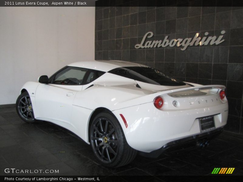 Aspen White / Black 2011 Lotus Evora Coupe