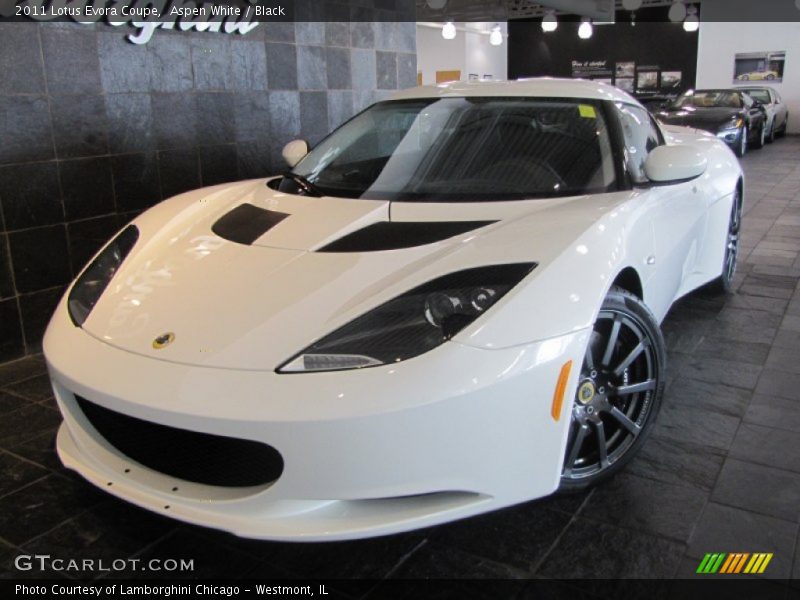 Aspen White / Black 2011 Lotus Evora Coupe