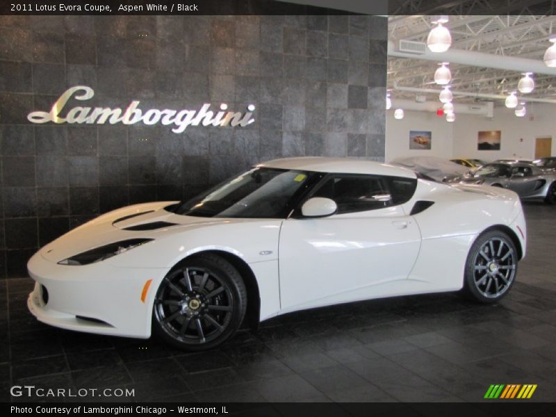 Aspen White / Black 2011 Lotus Evora Coupe