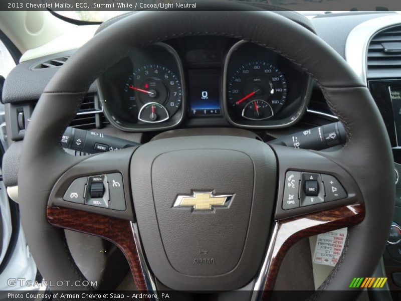  2013 Malibu ECO Steering Wheel